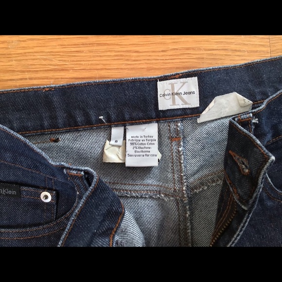 Vintage 1993 Calvin Klein 5 Pocket Jeans Size 8 - Picture 3 of 6
